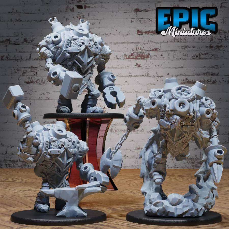 Stone Dwarf Construct Set