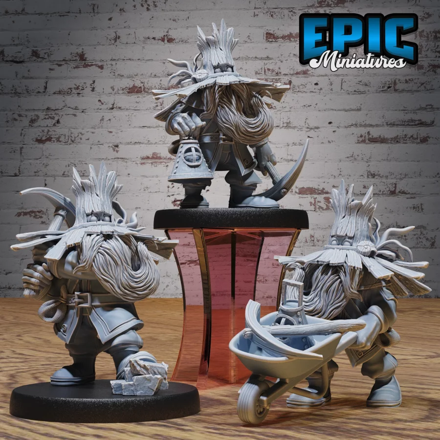 Wild Dwarf Miner Set