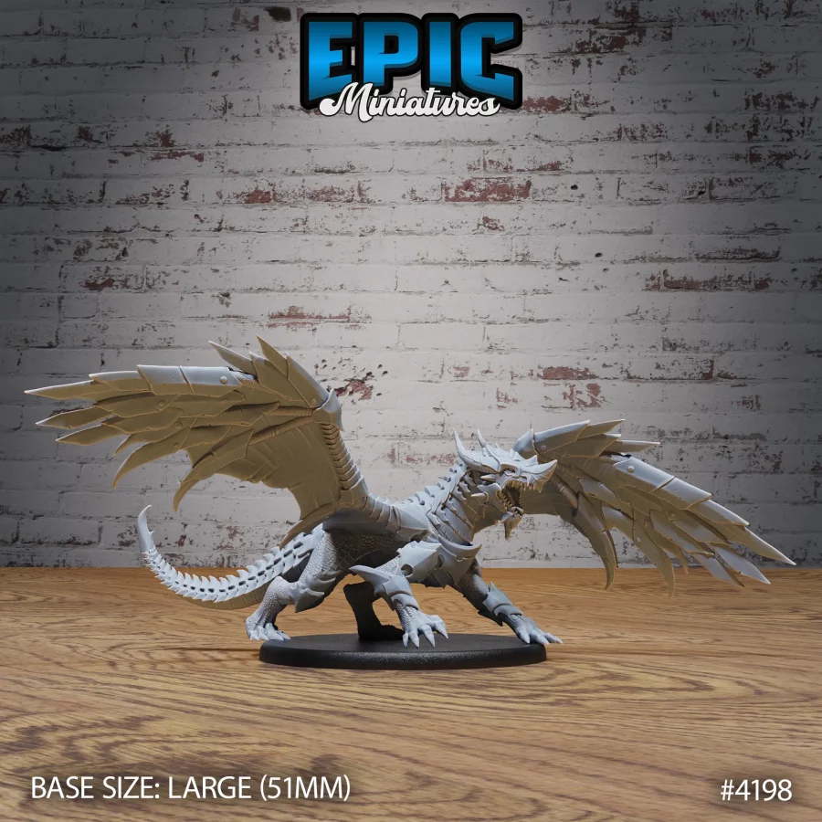 Armored Dragon Attacking (Large)