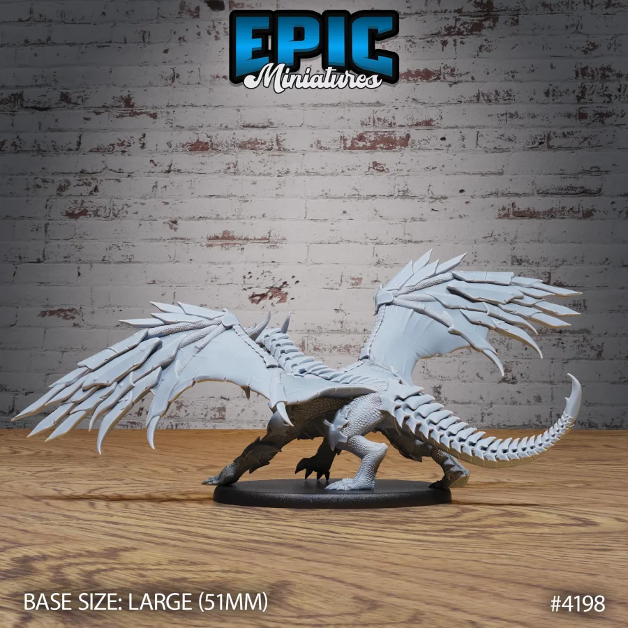 Armored Dragon Attacking (Large) - Image 2