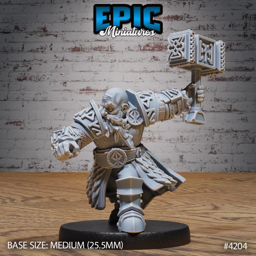 Dwarf Tribe Hammer Warrior (Medium)