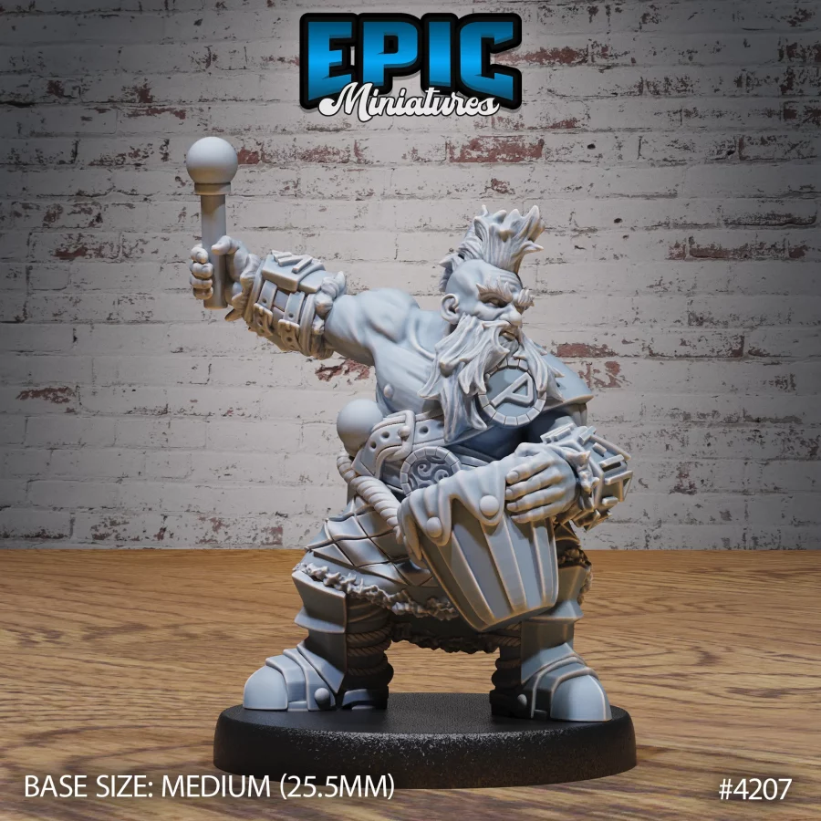 Dwarf Tribe War Drum (Medium)