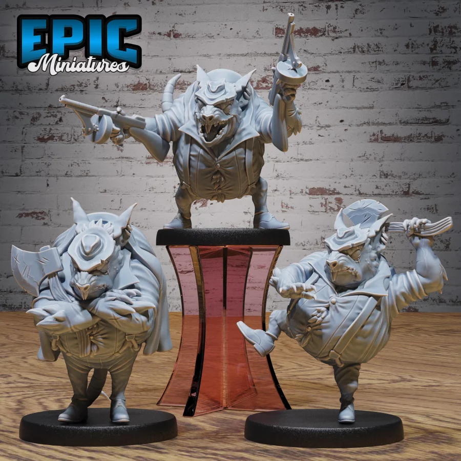 Sewer Godfather Rat Set