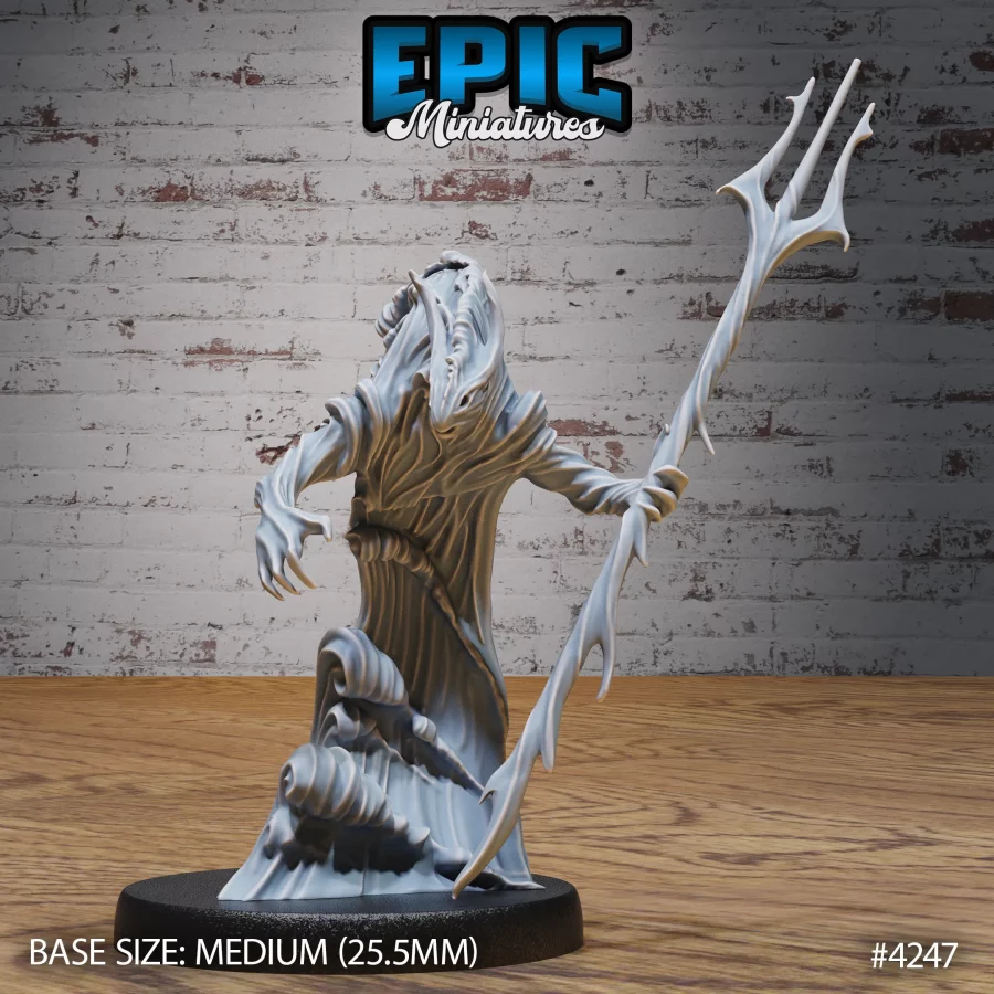 Water Elemental Trident (Medium)