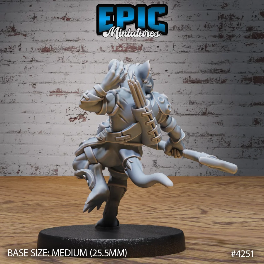 Rat Folk Tribe Archer (Medium) - Image 2