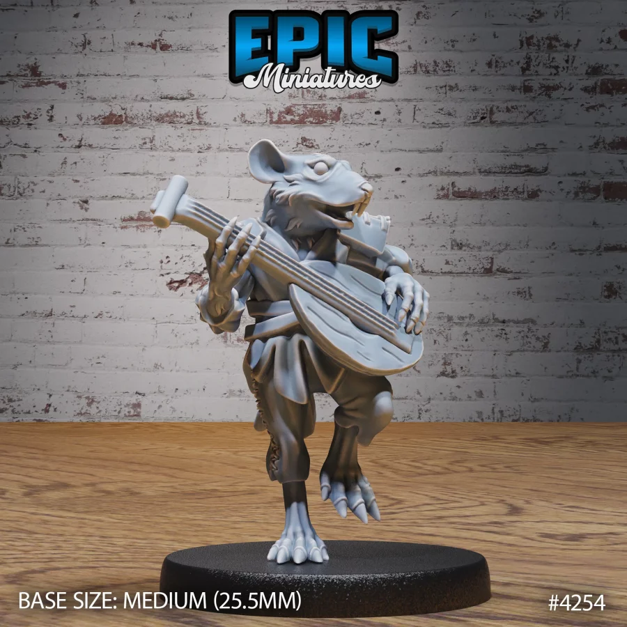 Rat Folk Tribe Bard (Medium)
