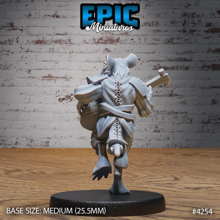 Rat Folk Tribe Bard (Medium) - Image 2