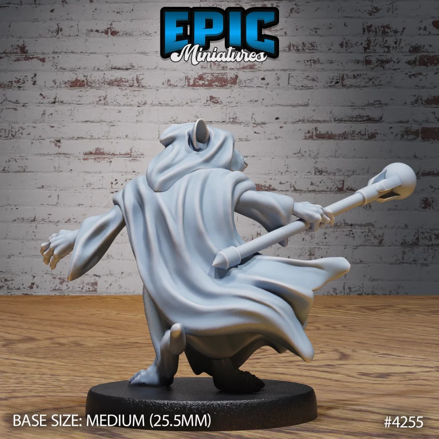 Rat Folk Tribe Wizard (Medium) - Image 2