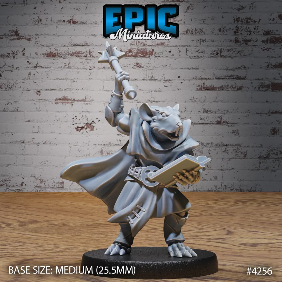 Rat Folk Tribe Cleric (Medium)