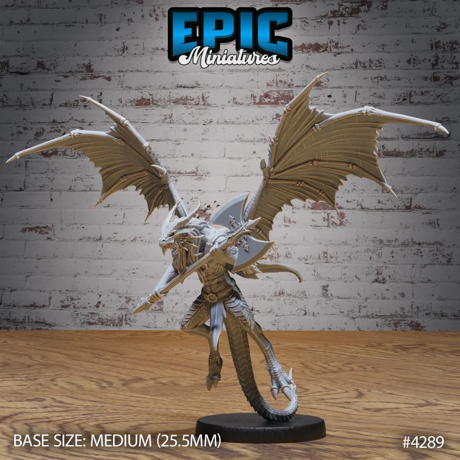 Draconic Demon Copper Flying (Medium)