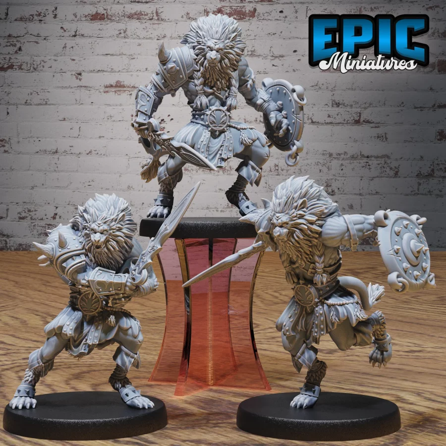 Nemean Lion Folk Set