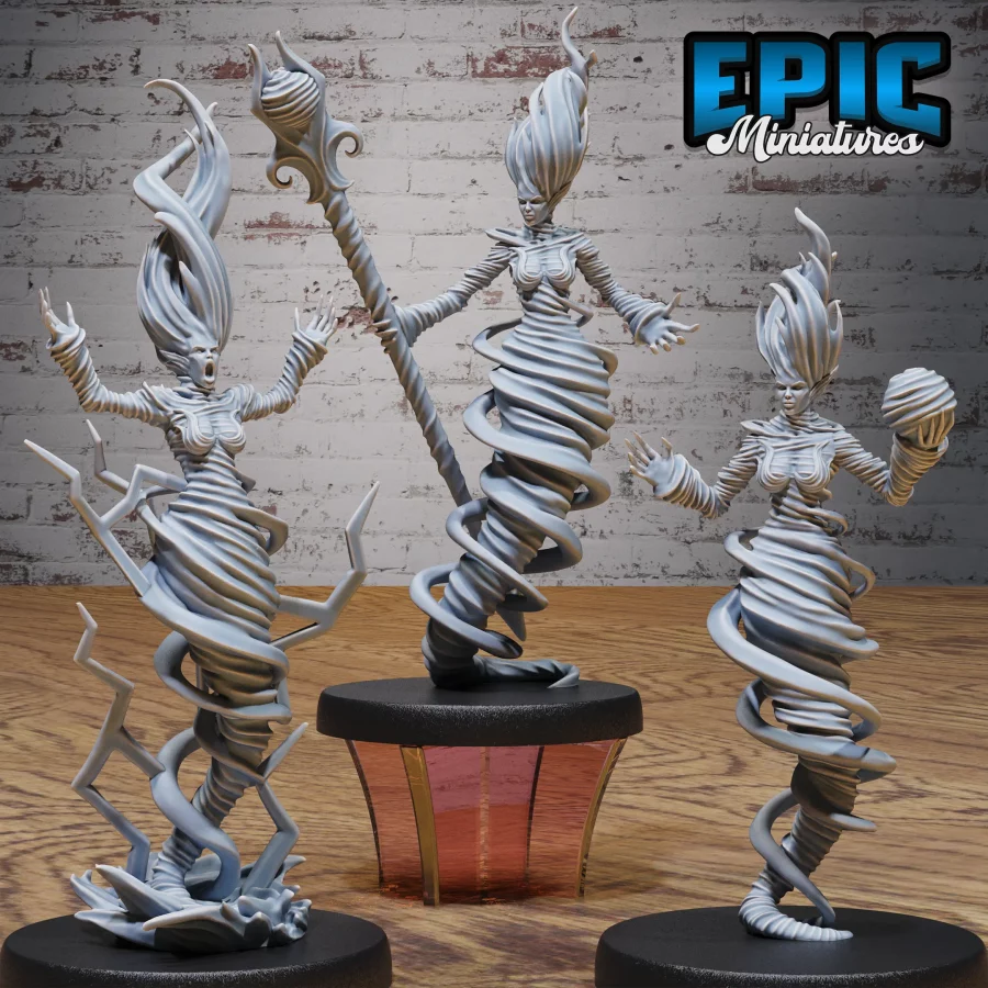 Air Elemental Female Set