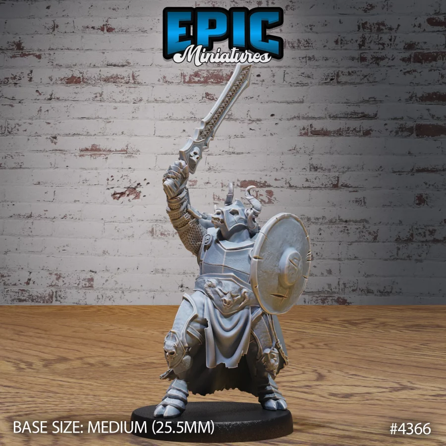 Minotaur Paladin Victory (Medium)