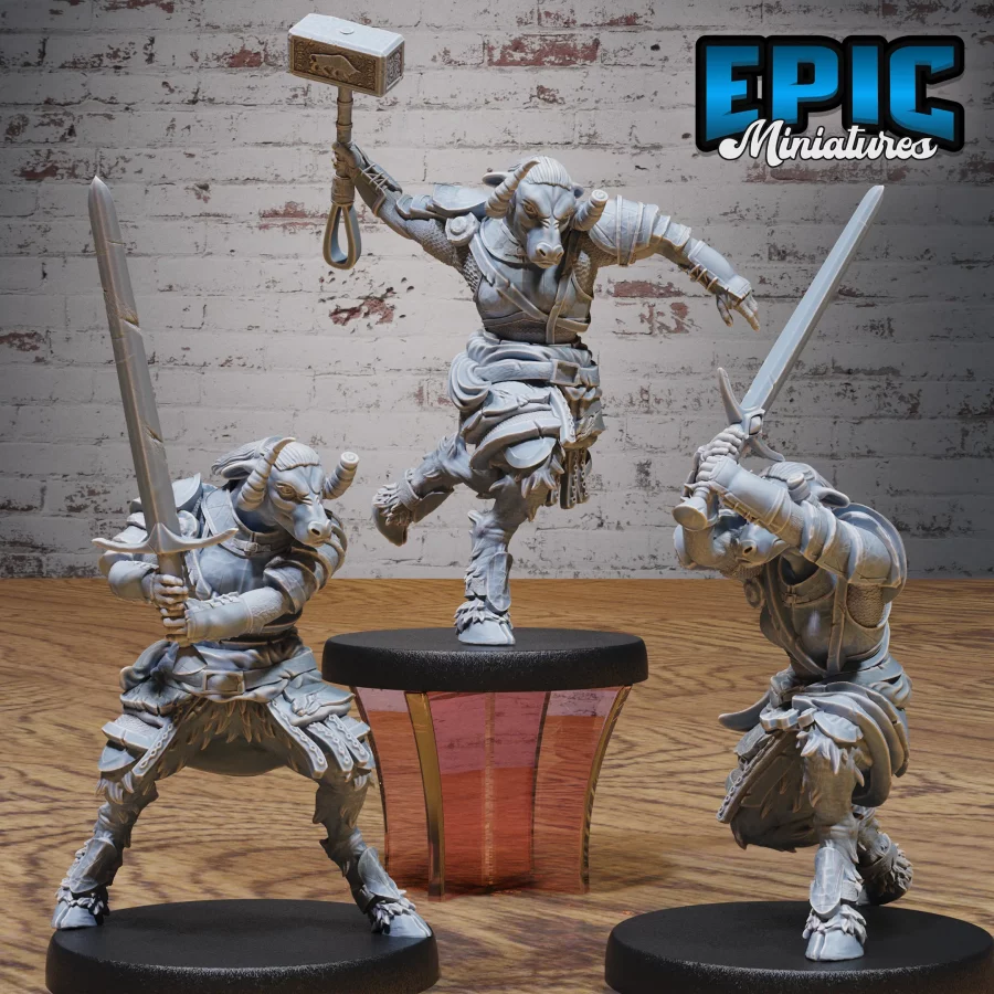 Minotaur Female Warrior Set