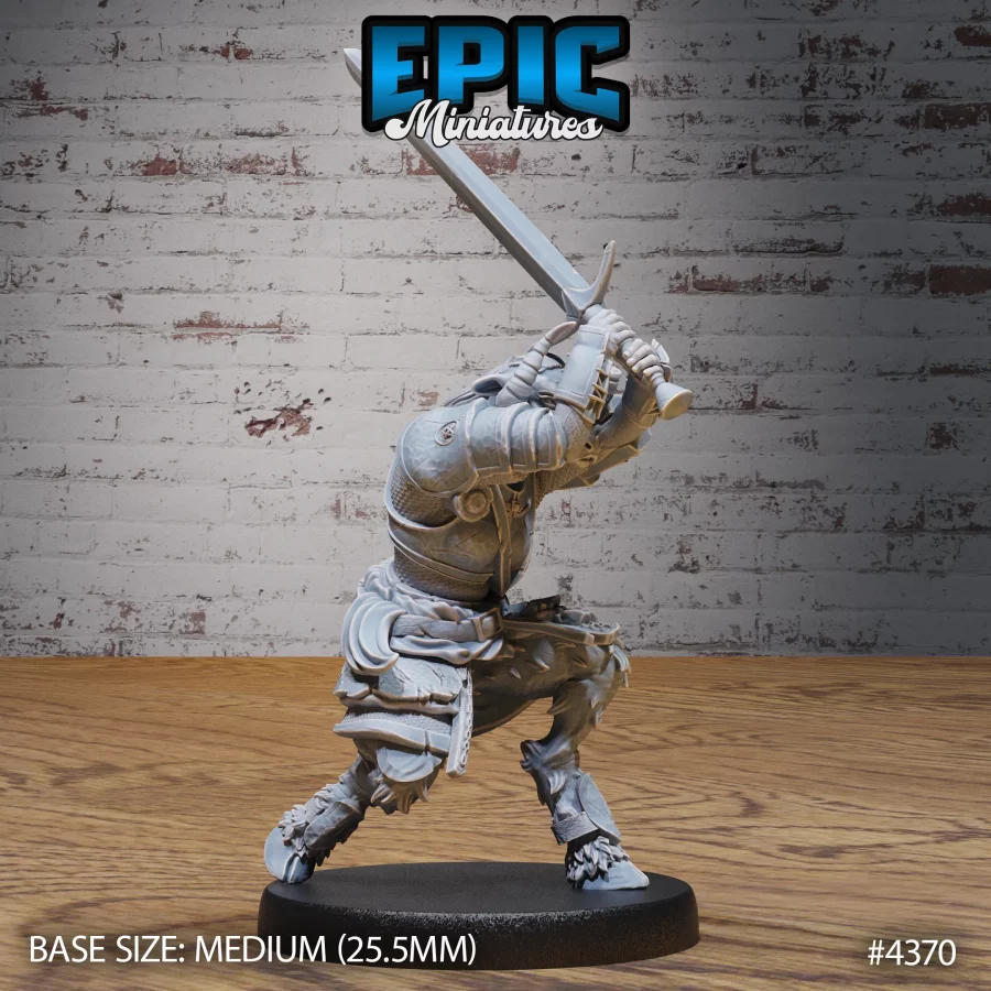 Minotaur Female Warrior Sword (Medium)