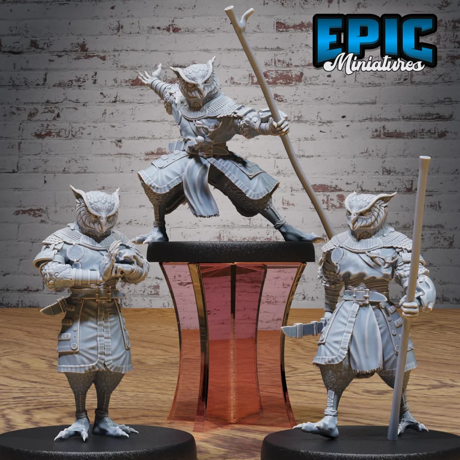 Owl Folk Monk Set