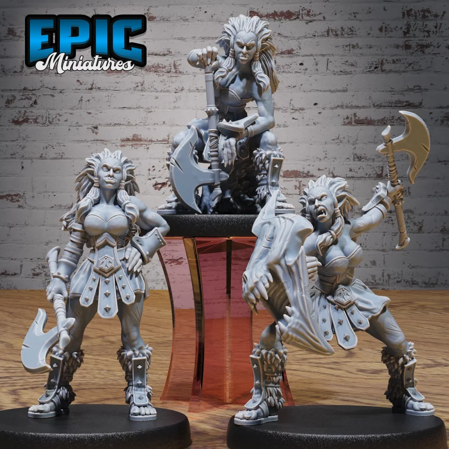 Half Orc Fighter Female Set