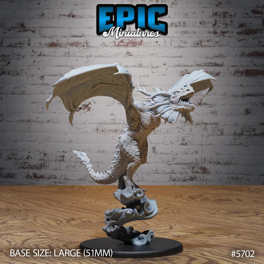 Angry Wyvern Flying (Large)