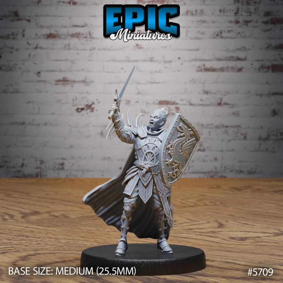 Dragon Huntress Knight Roar (Medium)