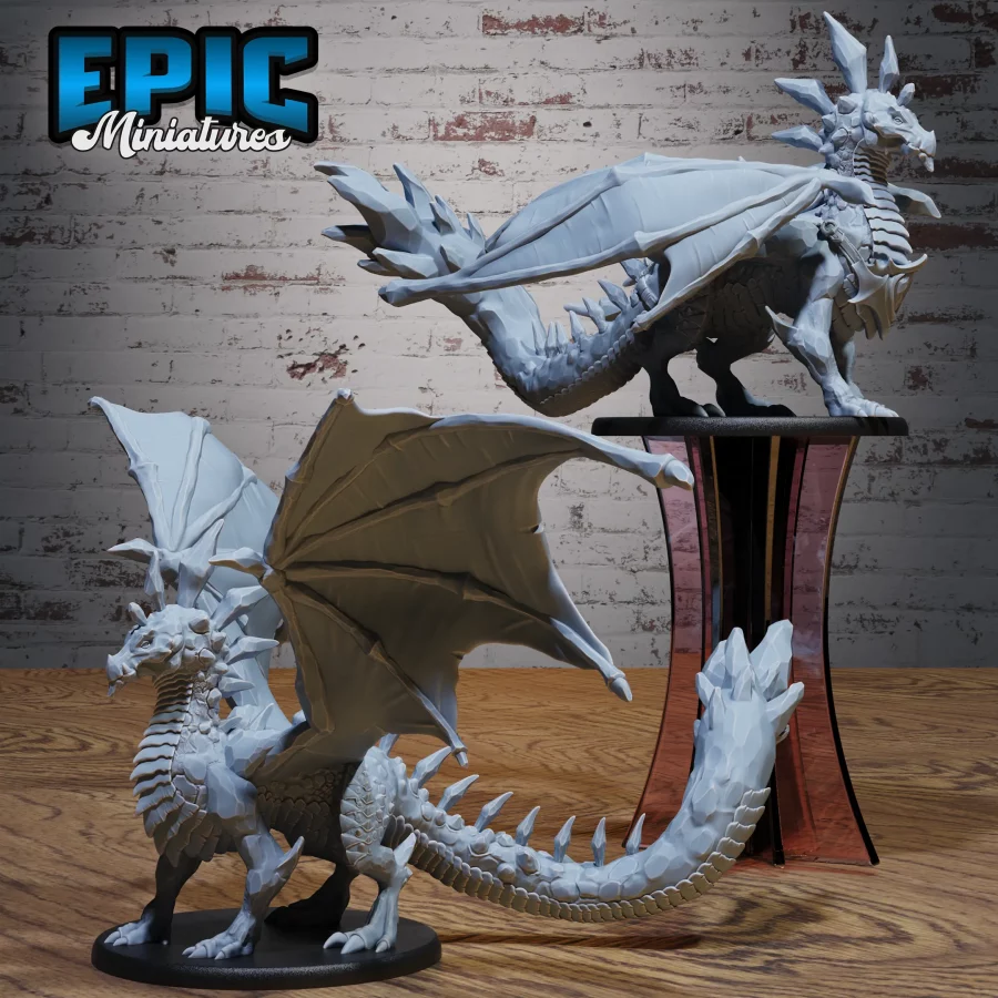 Amethyst Dragon Young - 2 Variations (Large)