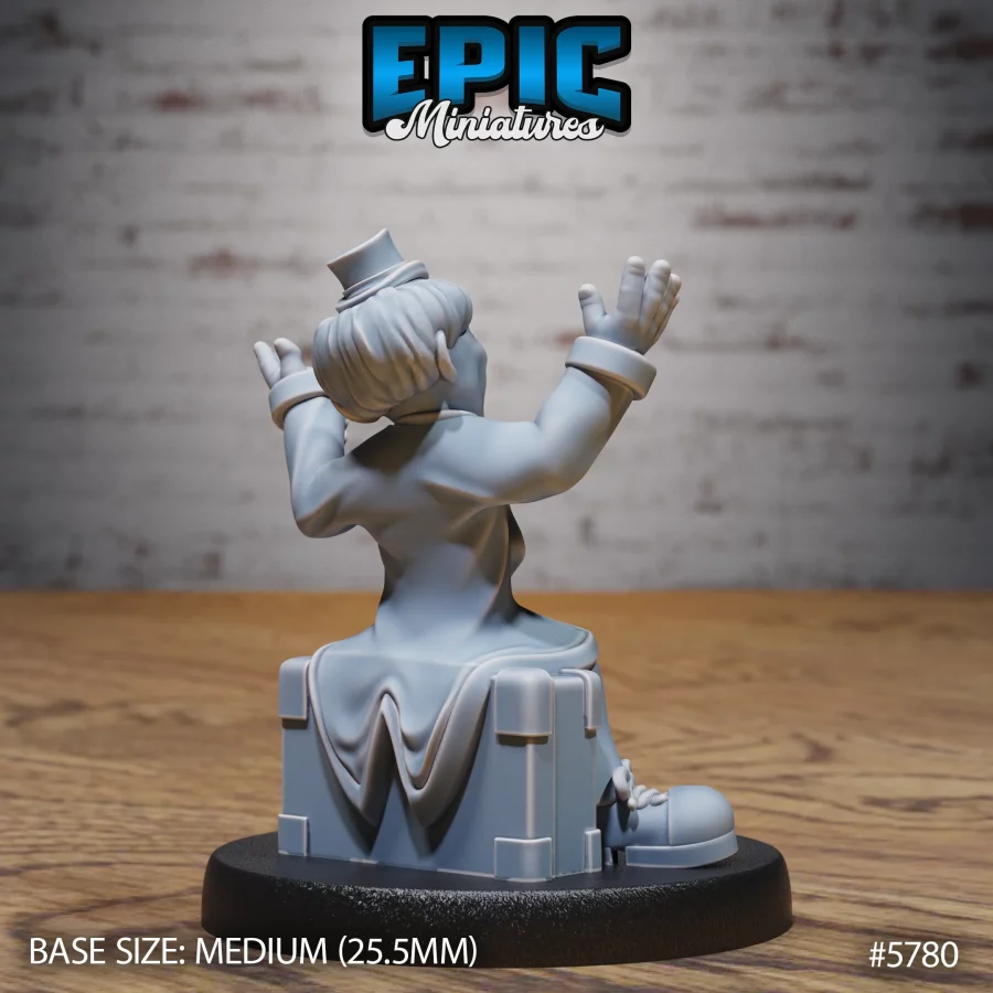 Shrugging Clown / Monocycle Clown / Punching Clown / Mocking Clown Set - Image 3
