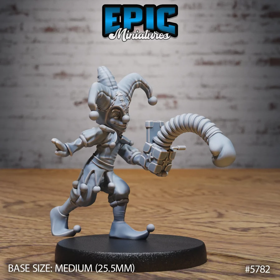 Shrugging Clown / Monocycle Clown / Punching Clown / Mocking Clown Set - Image 6