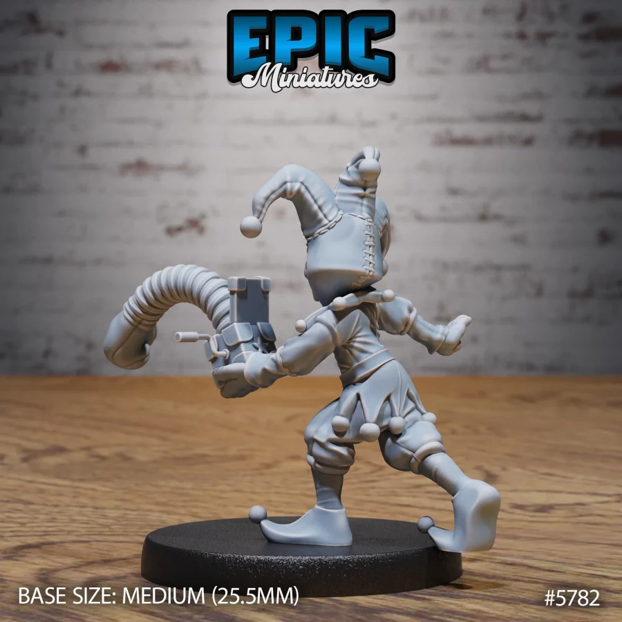 Shrugging Clown / Monocycle Clown / Punching Clown / Mocking Clown Set - Image 7