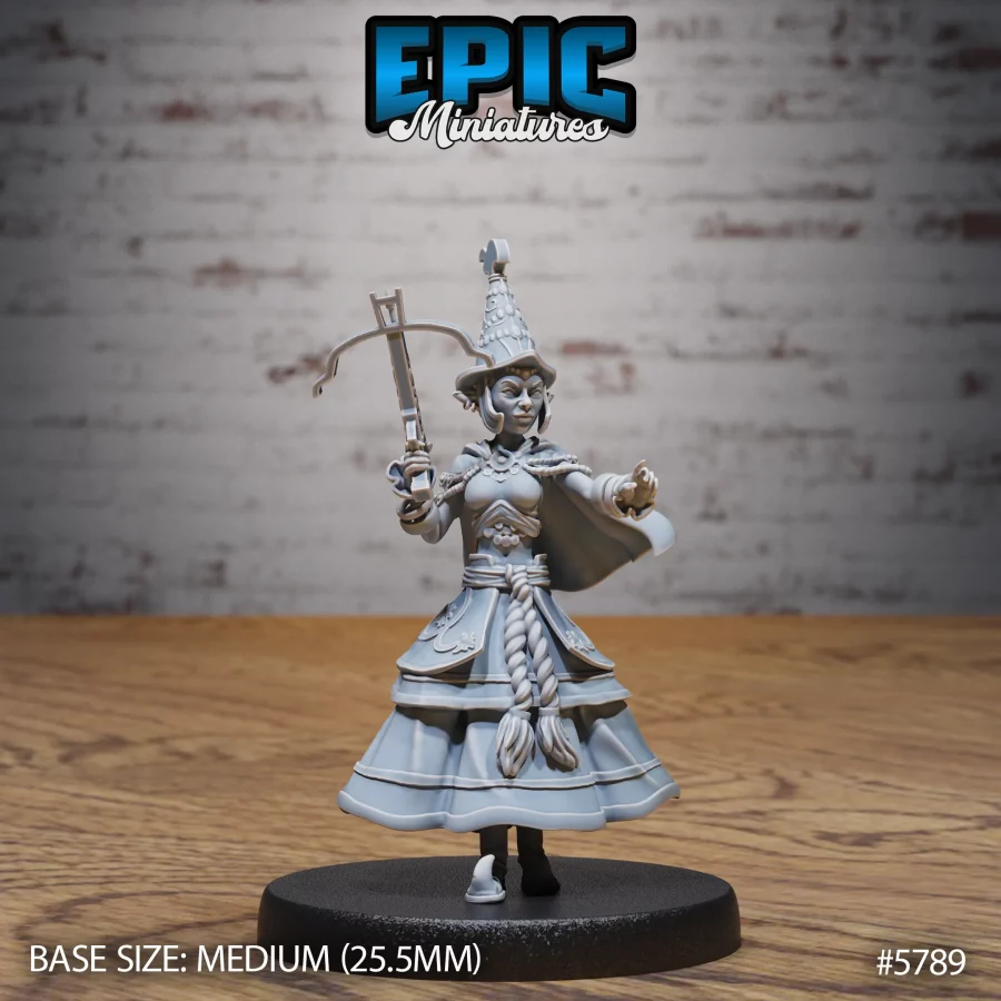 Half-Elf Bard Crossbow (Medium)