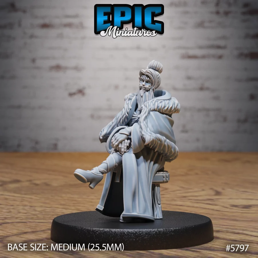Bearded Lady Sitting (Medium)
