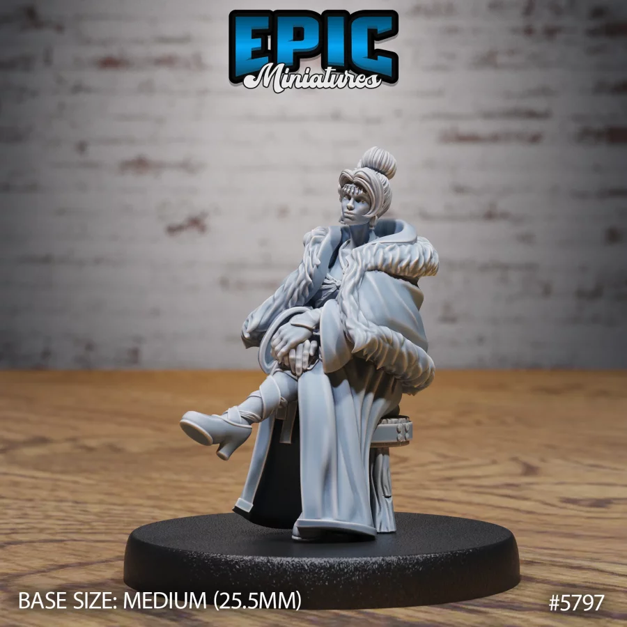 Bearded Lady Sitting (Medium) - Image 3