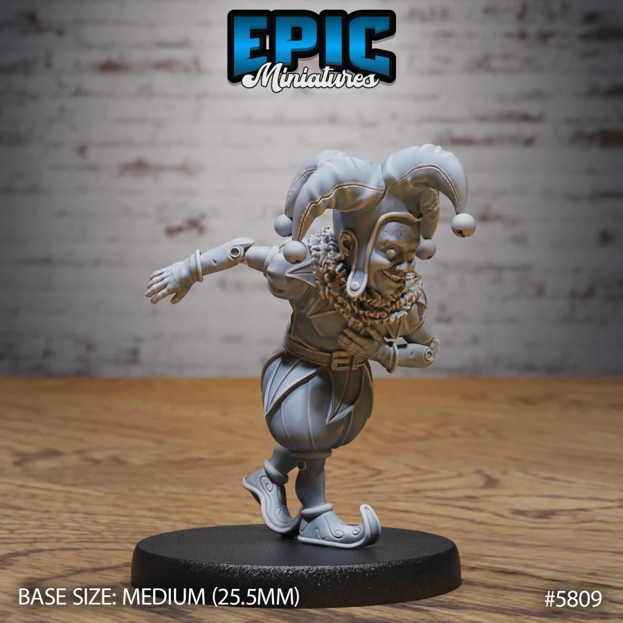Creepy Clown Construct Bowing (Medium)
