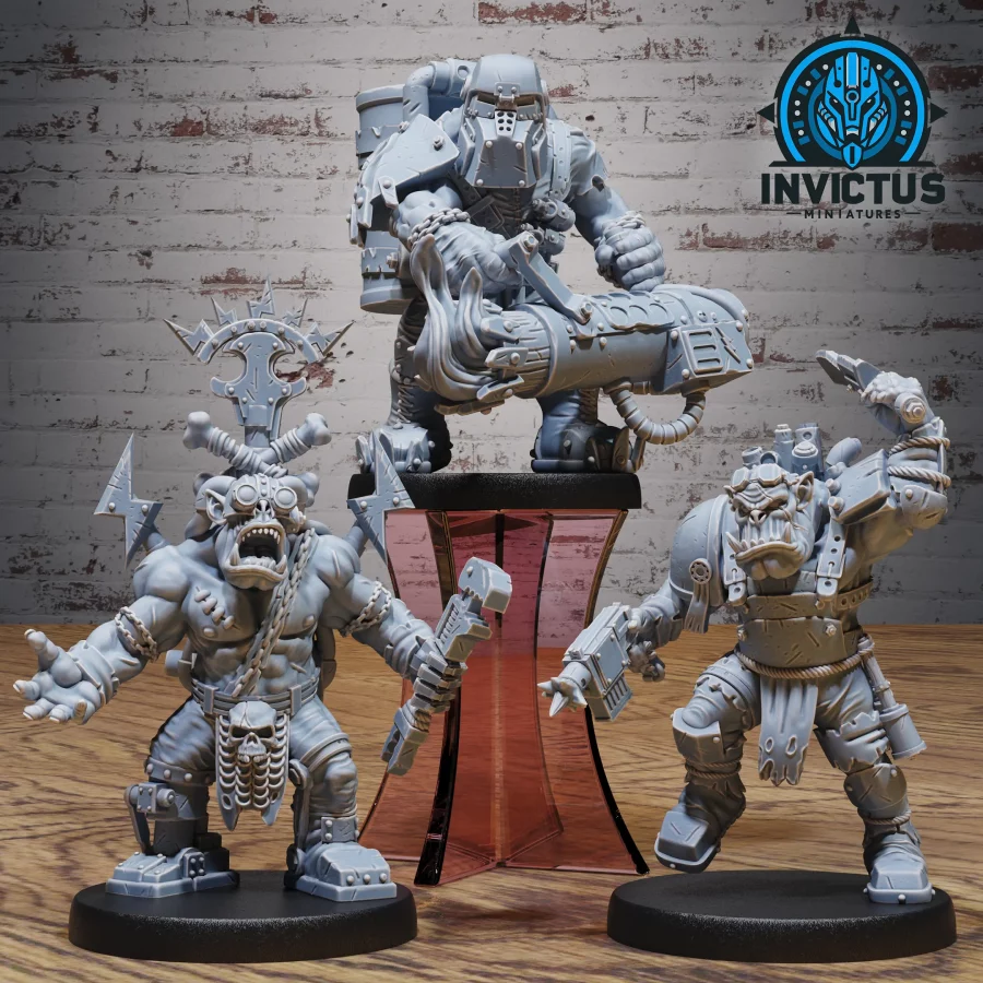Greensteel Squad Champion / Greensteel Squad Engineer / Greensteel Squad Flametrower Set
