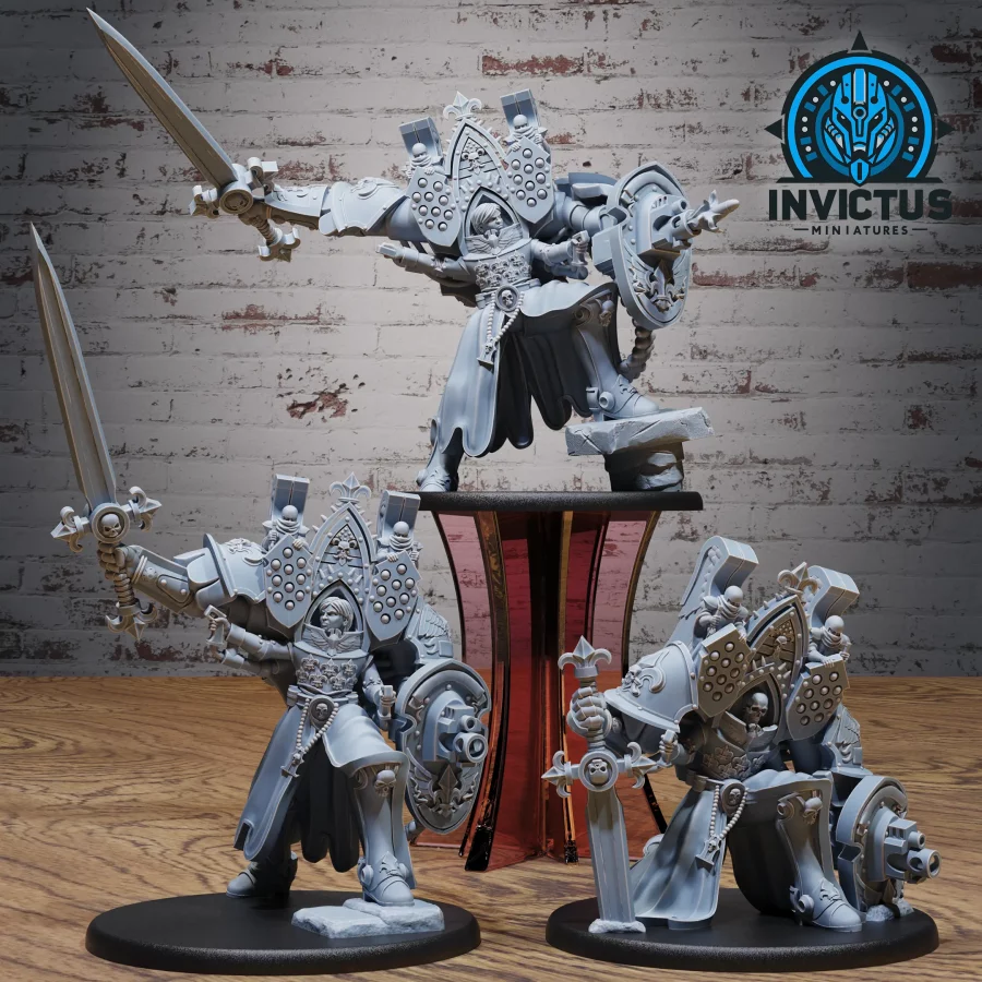 Lady Inquisitor - 2 Version / Lady Inquisitor Combat - 2 Version / Lady Inquisitor Defeat - 2 Version Set