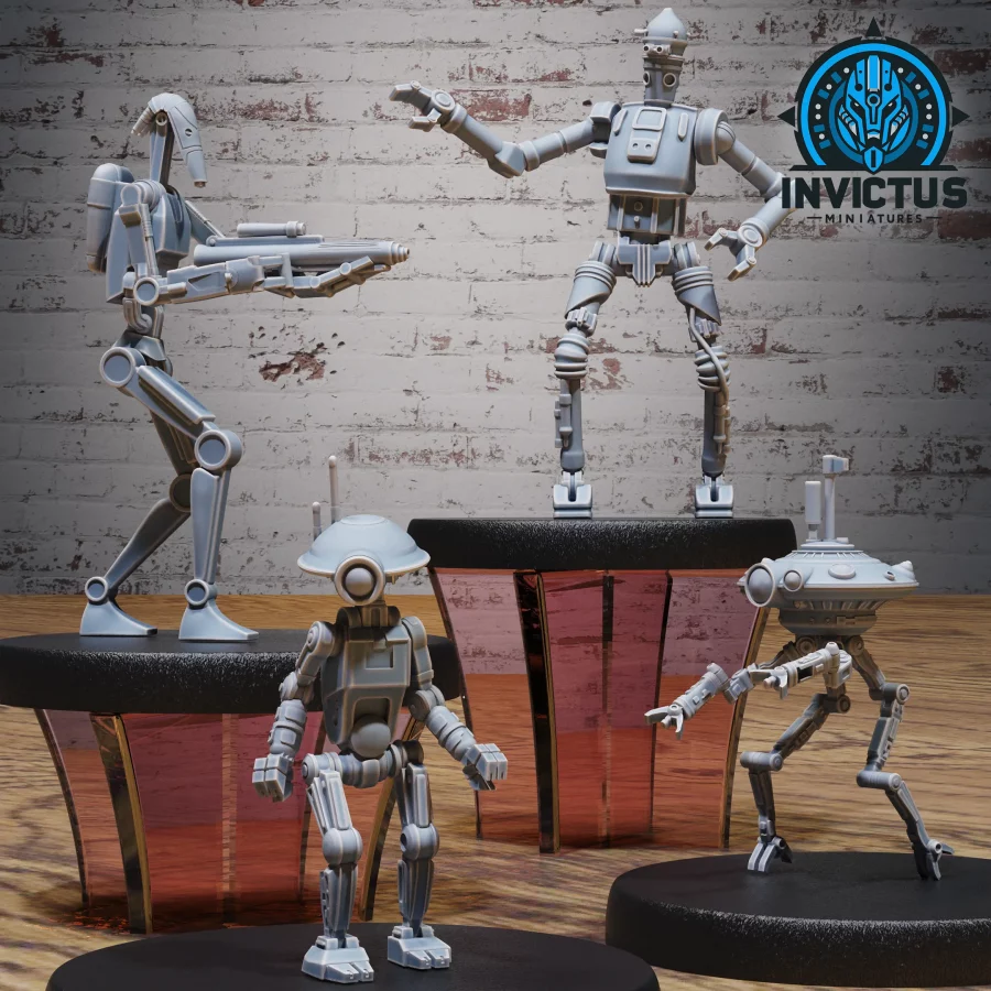 Droid Protector / Droid Seeker / Droid Servant / Droid Soldier Set