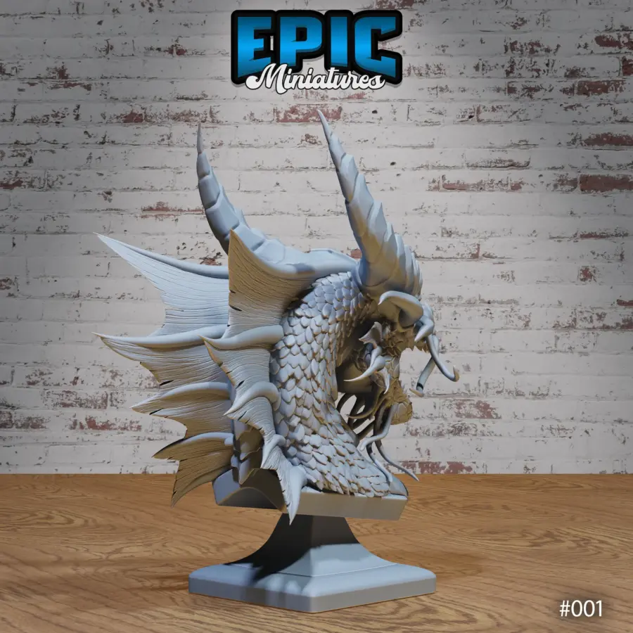 Gold Dragon Bust - Image 7