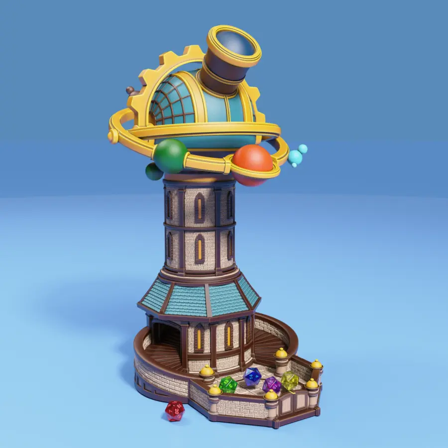Celestial Observatory Dice Tower
