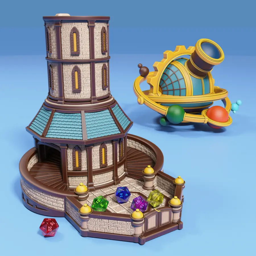 Celestial Observatory Dice Tower - Image 2