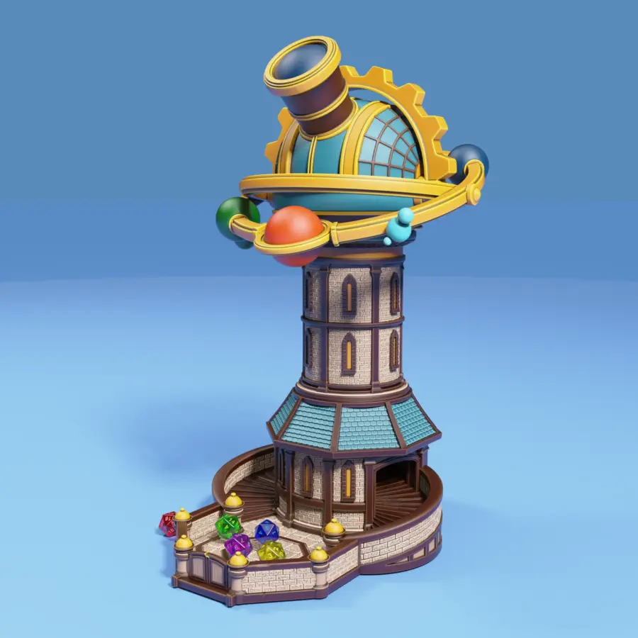 Celestial Observatory Dice Tower - Image 3