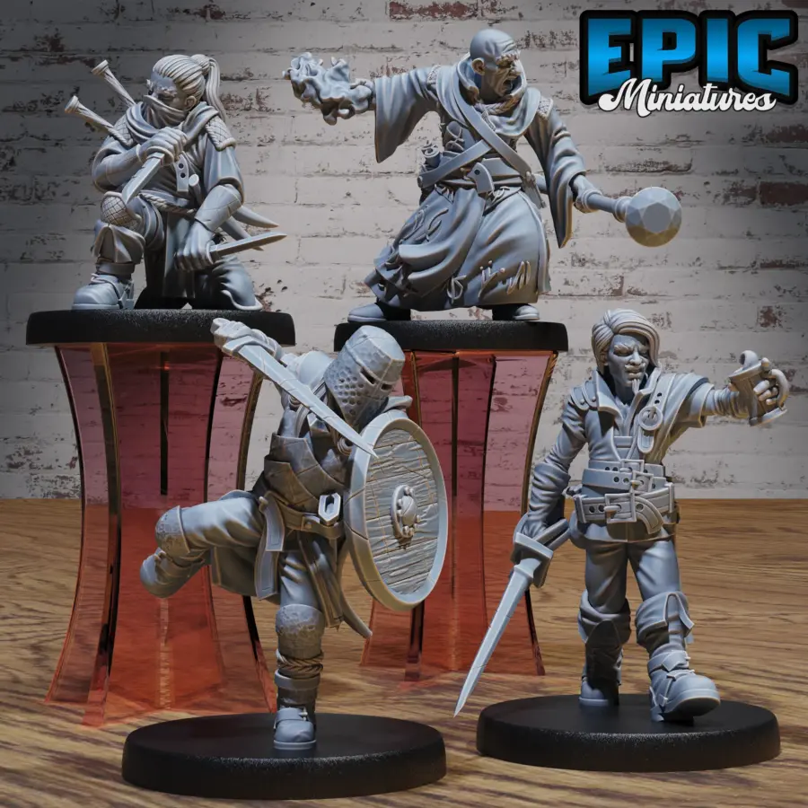 Tavern NPC Knight / Tavern NPC Assassin / Tavern NPC Scoundrel / Tavern NPC Sorcerer Set