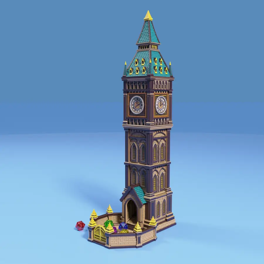 Clocktower Dice Tower - Image 3