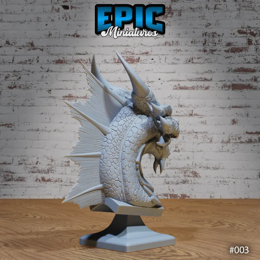 Bronze Dragon Bust - Image 5