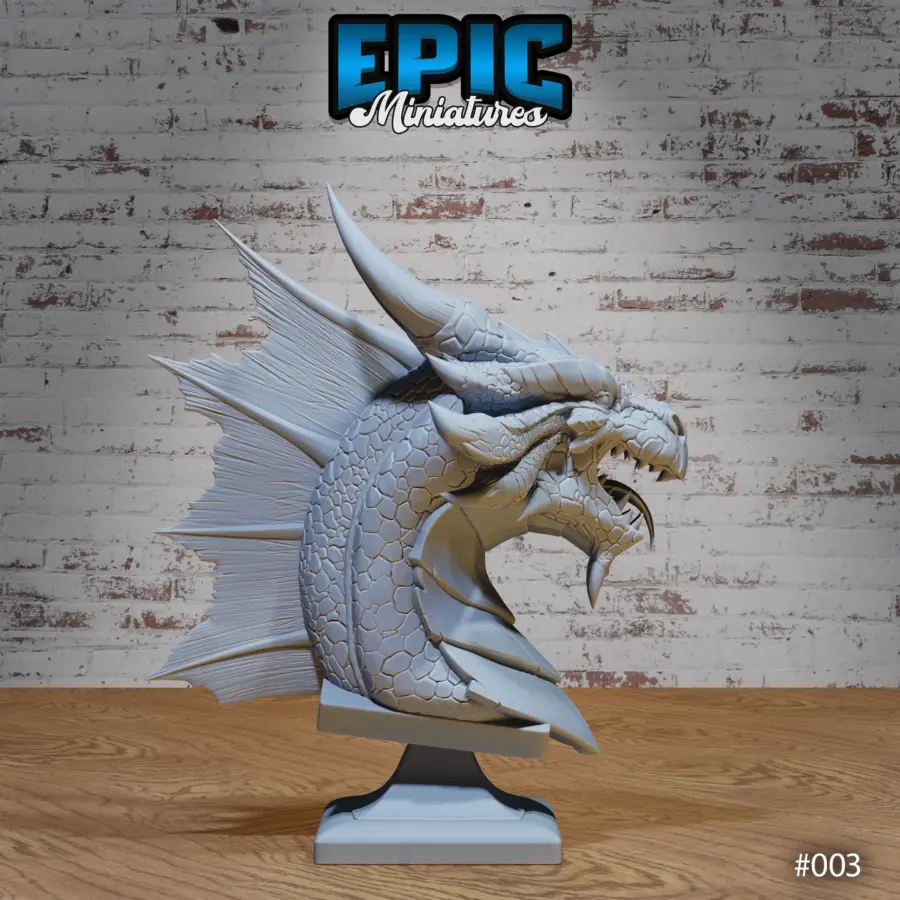 Bronze Dragon Bust - Image 6