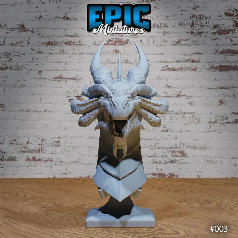 Bronze Dragon Bust - Image 8