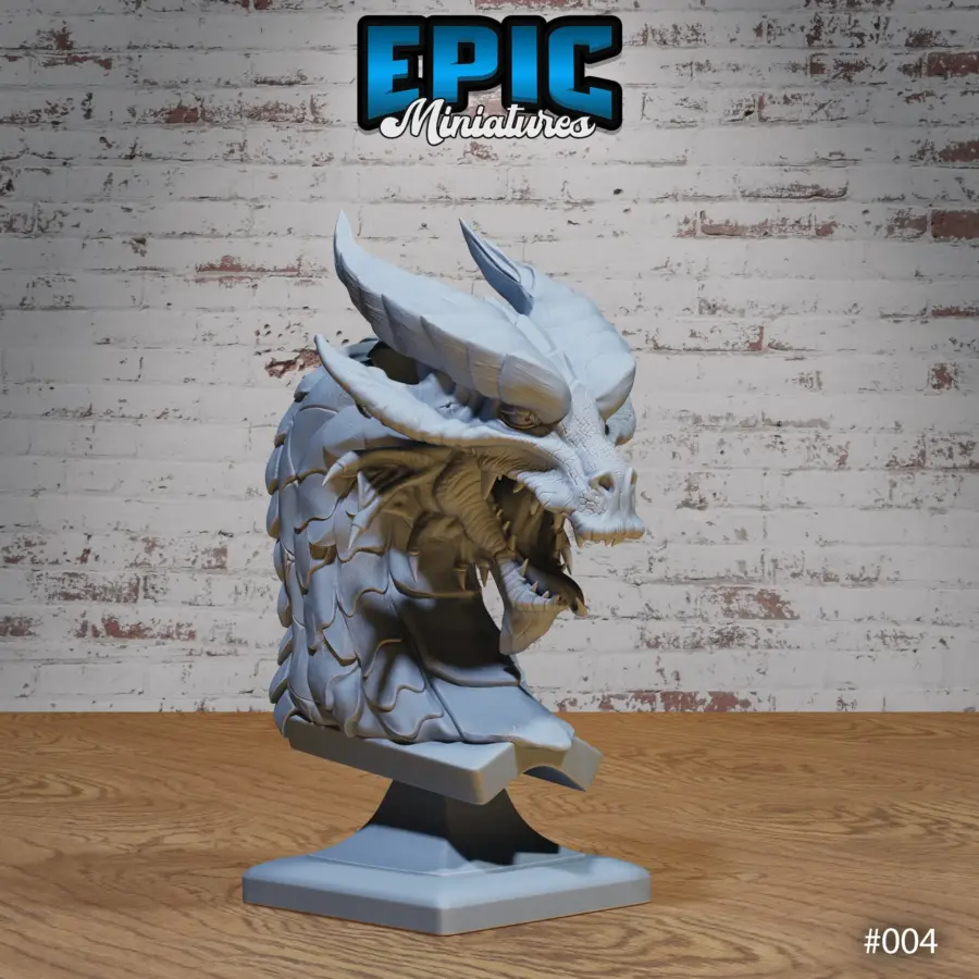 Copper Dragon Bust - Image 2