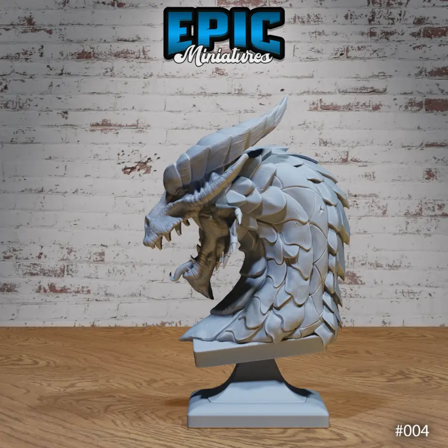 Copper Dragon Bust - Image 4