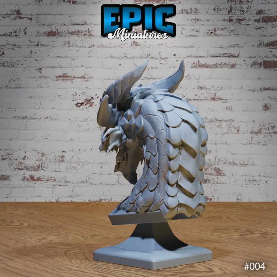 Copper Dragon Bust - Image 5