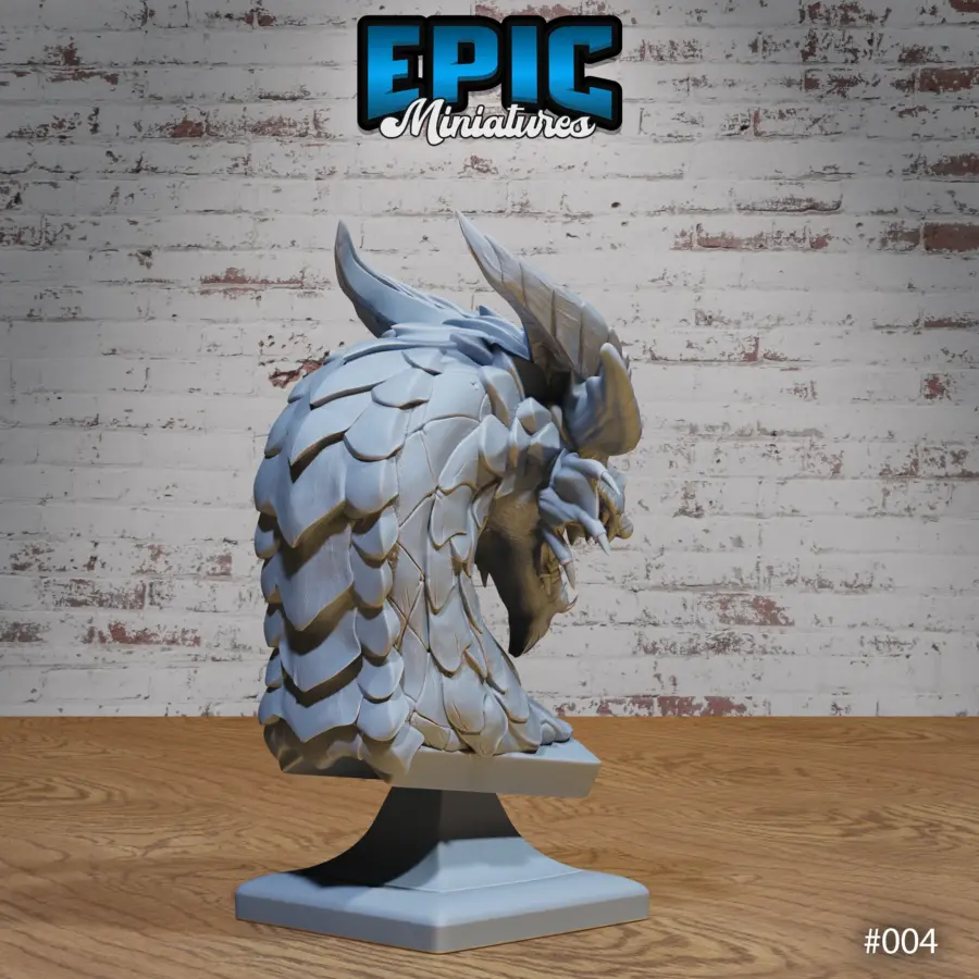 Copper Dragon Bust - Image 7