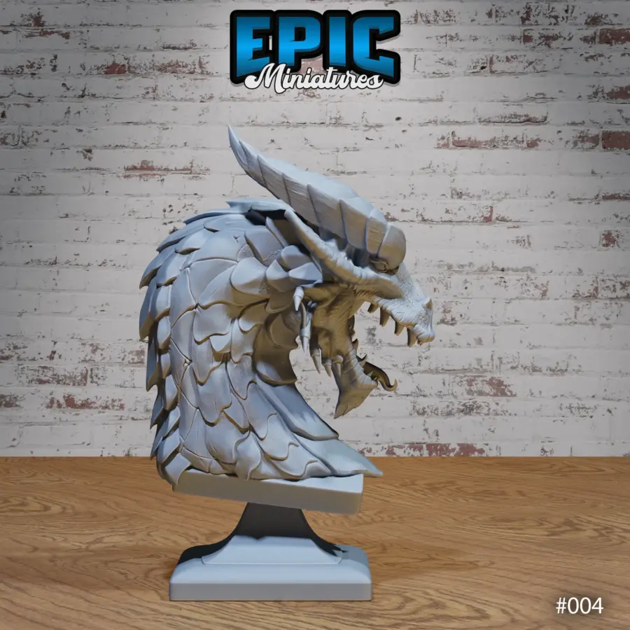 Copper Dragon Bust - Image 8