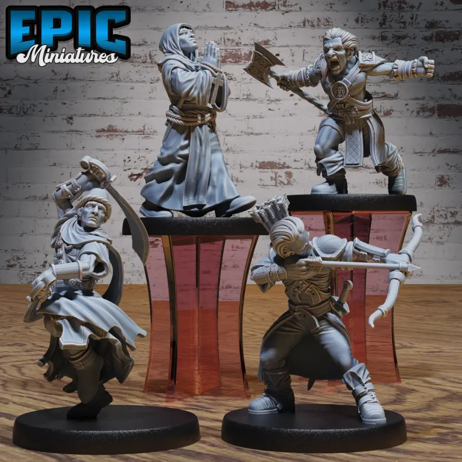 Tavern NPC Cultist / Tavern NPC Barbarian / Tavern NPC Sword Dancer / Tavern NPC Hunter Set