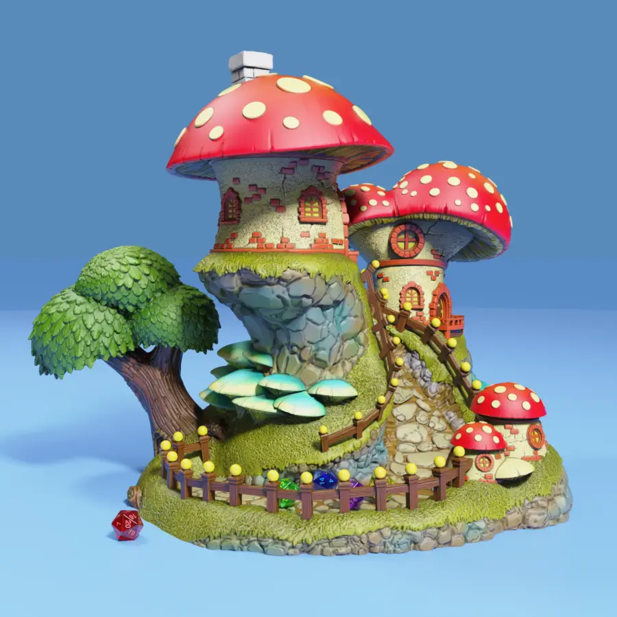 Fairy Glade Dice Tower
